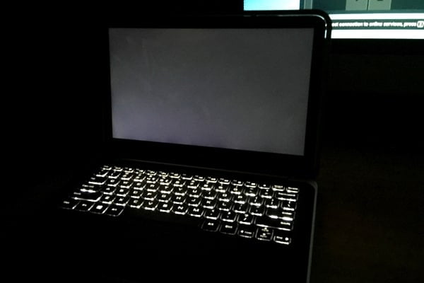 Why does my laptop turn on, but the screen is black?